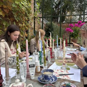 FESTIVE CANDLE PAINTING